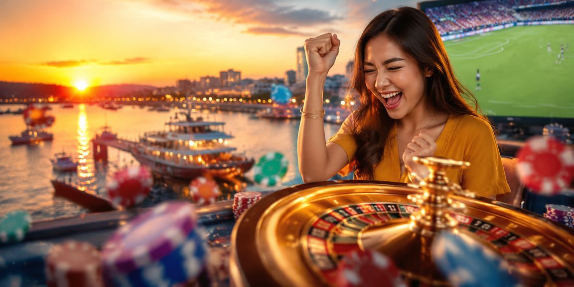 Suasana permainan roulette di Kota Kinabalu dengan pilihan loteri gaya Malaysia